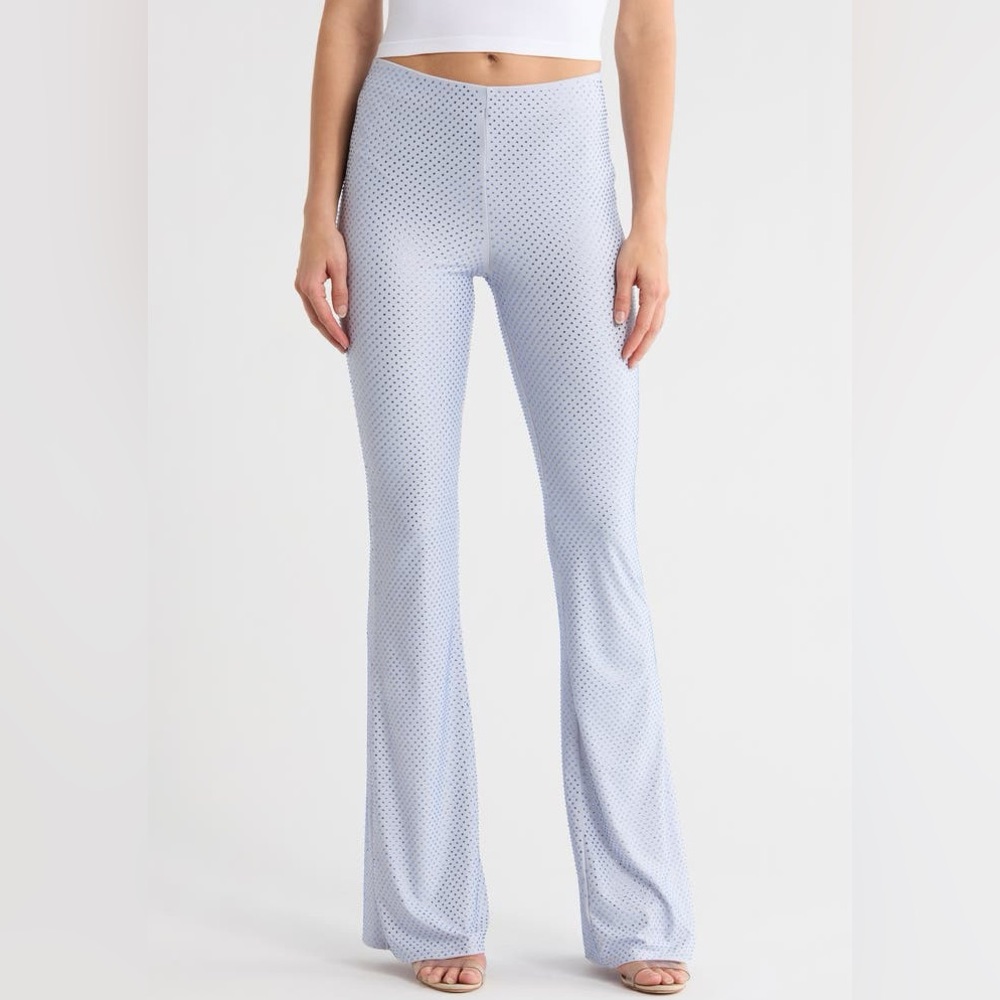 GOOD AMERICAN Crystal Pull-On Pants